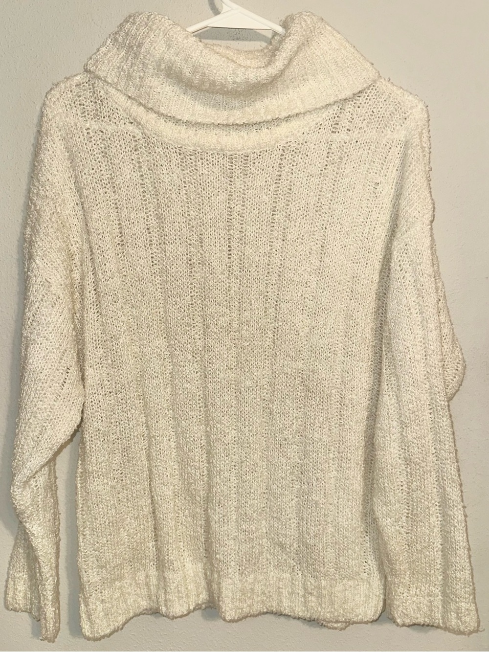 Gotham Cream Turtleneck Sweater